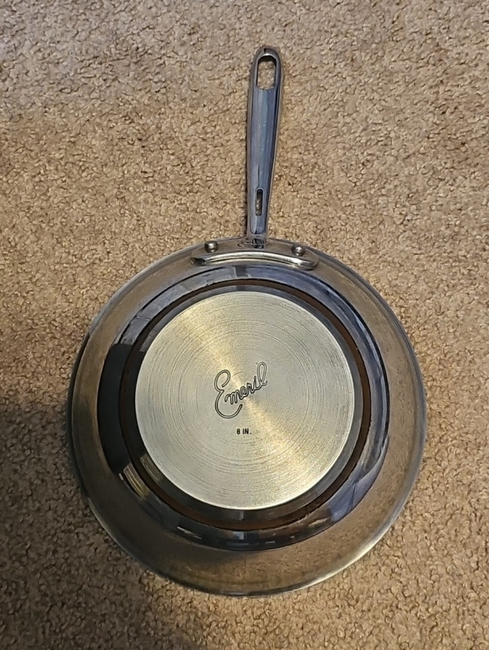 Emeril 8in Stainless Steel Copper Core Saute Pan